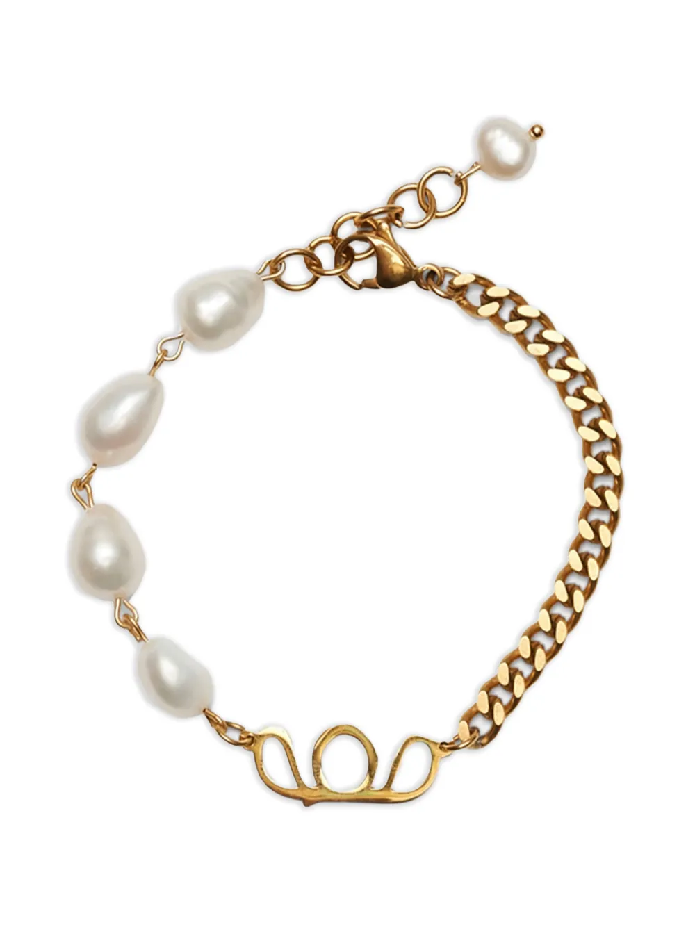Labelled Jewellery Bracciale a catena con perle - Oro