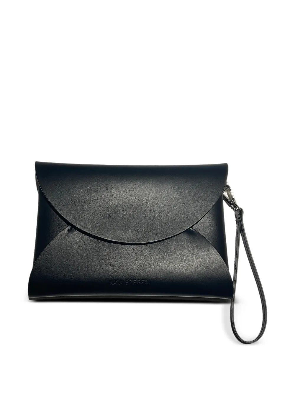 Kata Szegedi Clutch in pelle - Nero