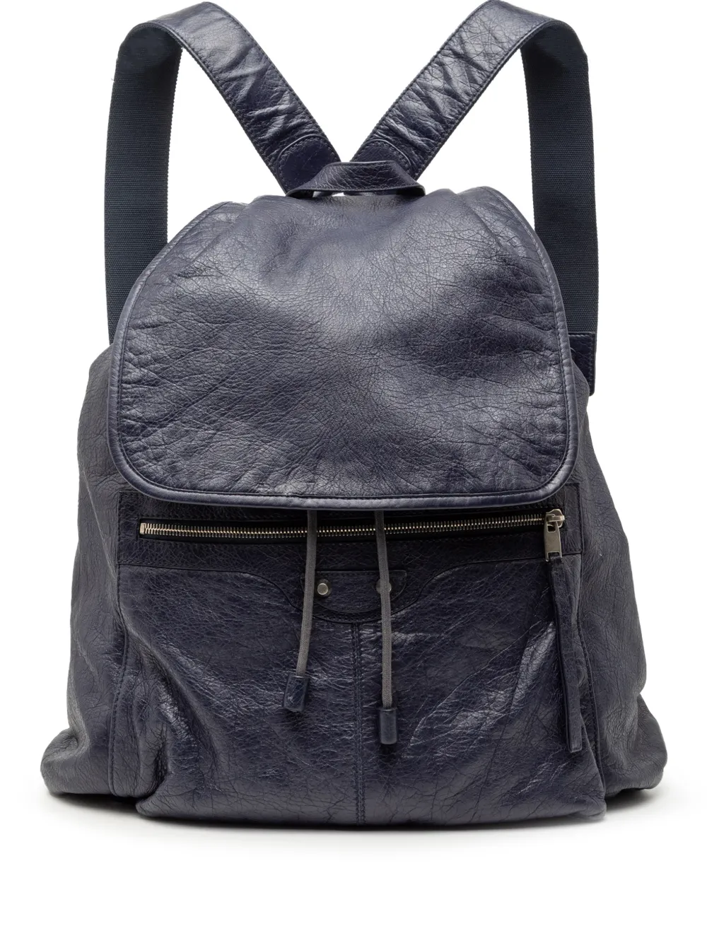 Balenciaga Pre-Owned Zaino Motocross Classic Traveller in pelle di agnello 2003-2022 - Blu