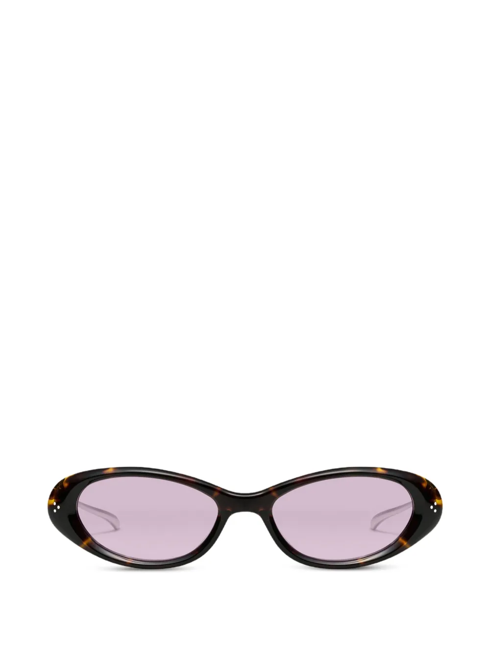 Gentle Monster Occhiali da sole Ora ovali - Marrone