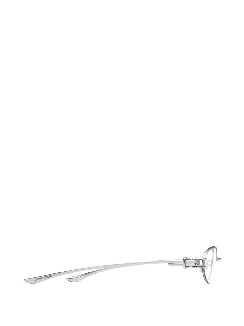 Gentle Monster Origami 02 Glasses | Silver | FARFETCH