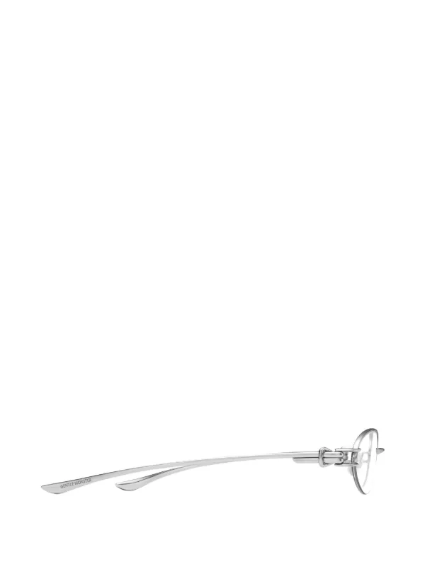 Gentle Monster Origami 02 Glasses | Silver | FARFETCH