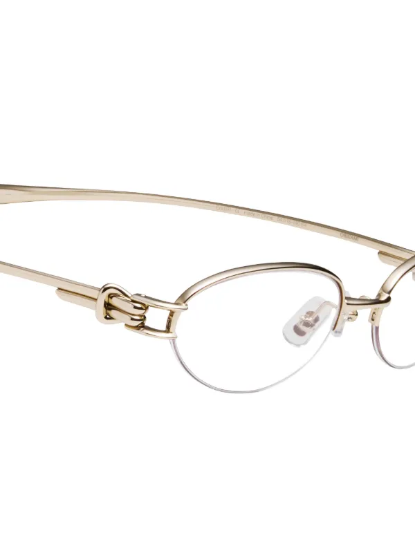 Gentle Monster Origami 031 Glasses | Gold | FARFETCH