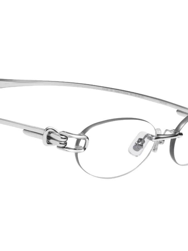 Gentle Monster Musubi 02 Glasses | Silver | FARFETCH