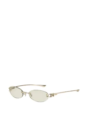Gentle Monster Gamot 02 (GR) Sunglasses | Silver | FARFETCH