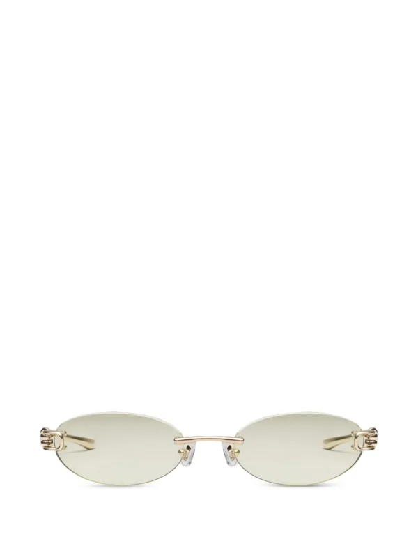 Gentle Monster Musubi 031 Sunglasses | Gold | FARFETCH IE