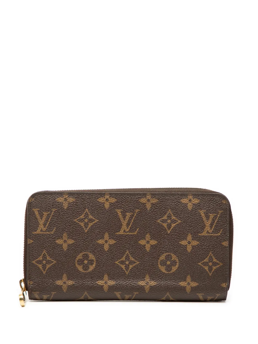 Louis Vuitton Pre-Owned Portafoglio con monogramma e zip 2017 - Marrone