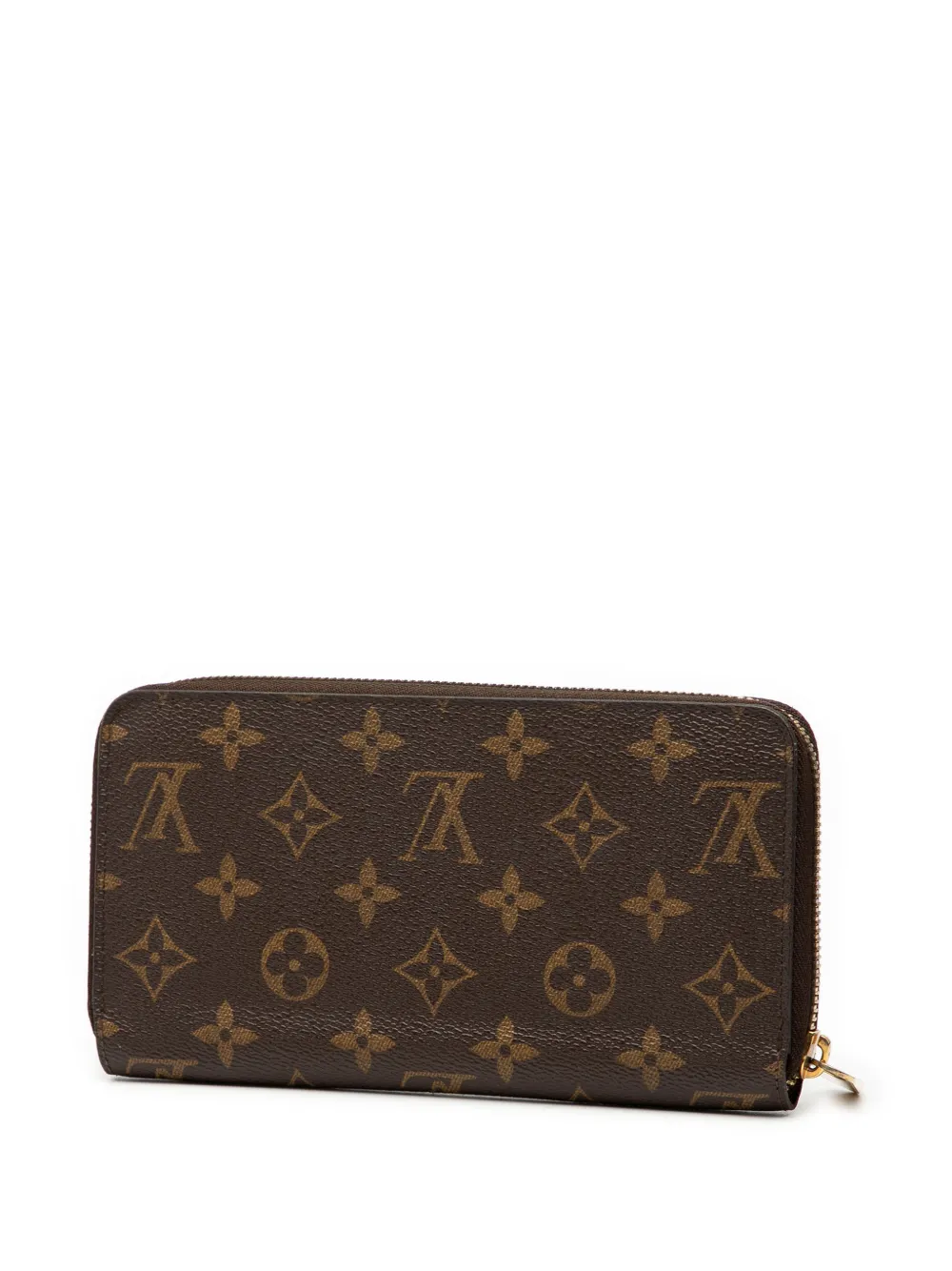  Louis Vuitton Pre-owned 2017 Monogram Zippy Wallet Long Wallets - Brown 
