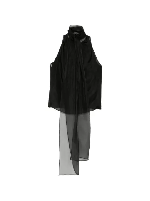 Isabel Sanchis sash-neck halterneck top