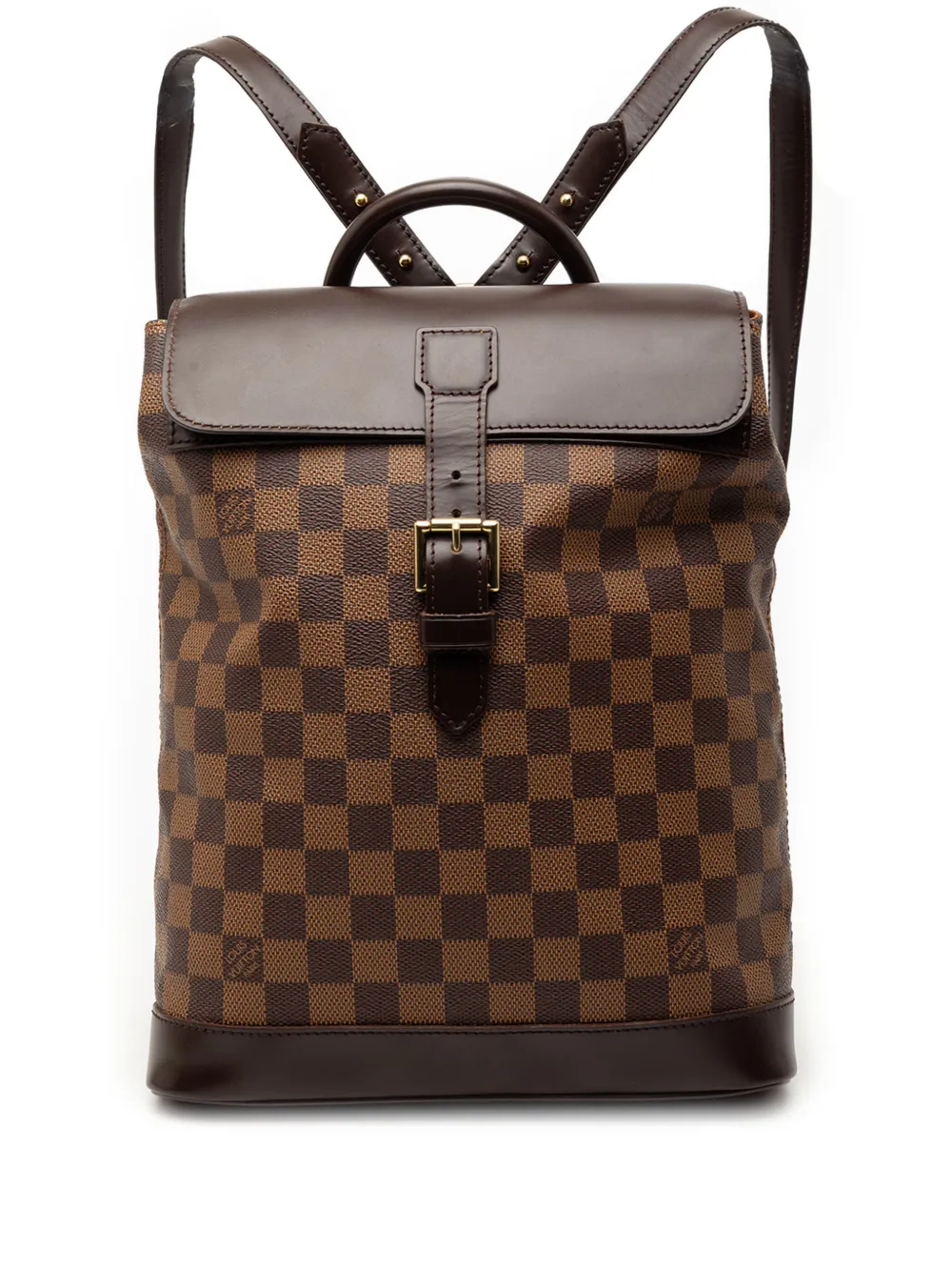 Louis Vuitton Pre-Owned 1997 Damier Ebene Soho backpack - Marrone