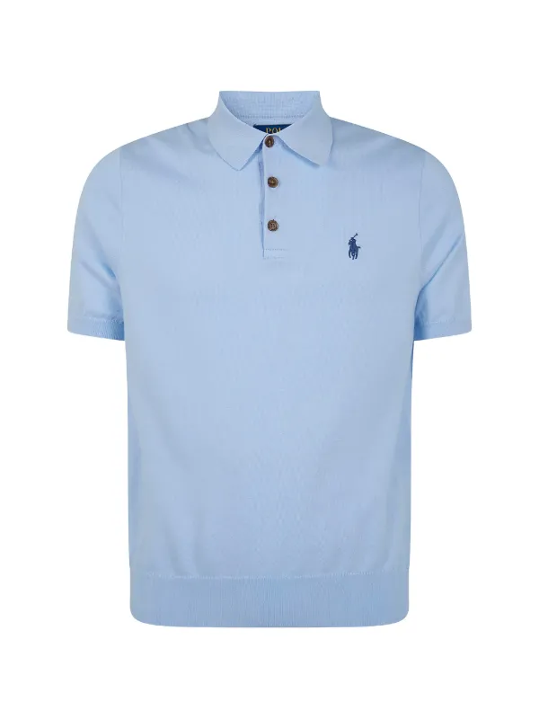POLO RALPH LAUREN ポロシャツ ブルー M Polo Ralph Lauren ロゴ ポロシャツ | ブルー | FARFETCH JP