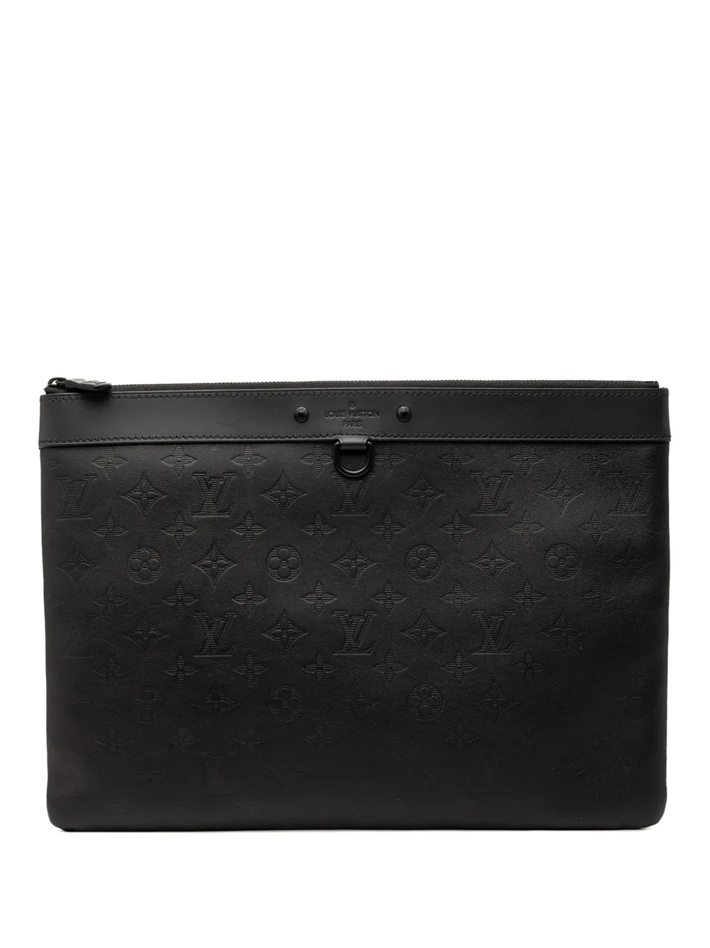 Louis Vuitton Pre-Owned 2018 Monogram Shadow Discovery Pochette clutch bag - Nero