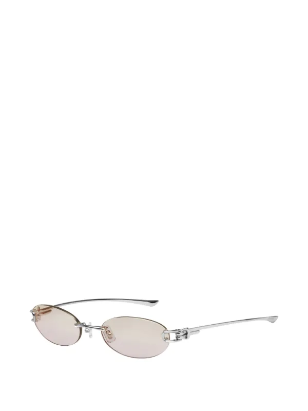 Gentle Monster Musubi 02 (BRG) Sunglasses | Silver | FARFETCH OM