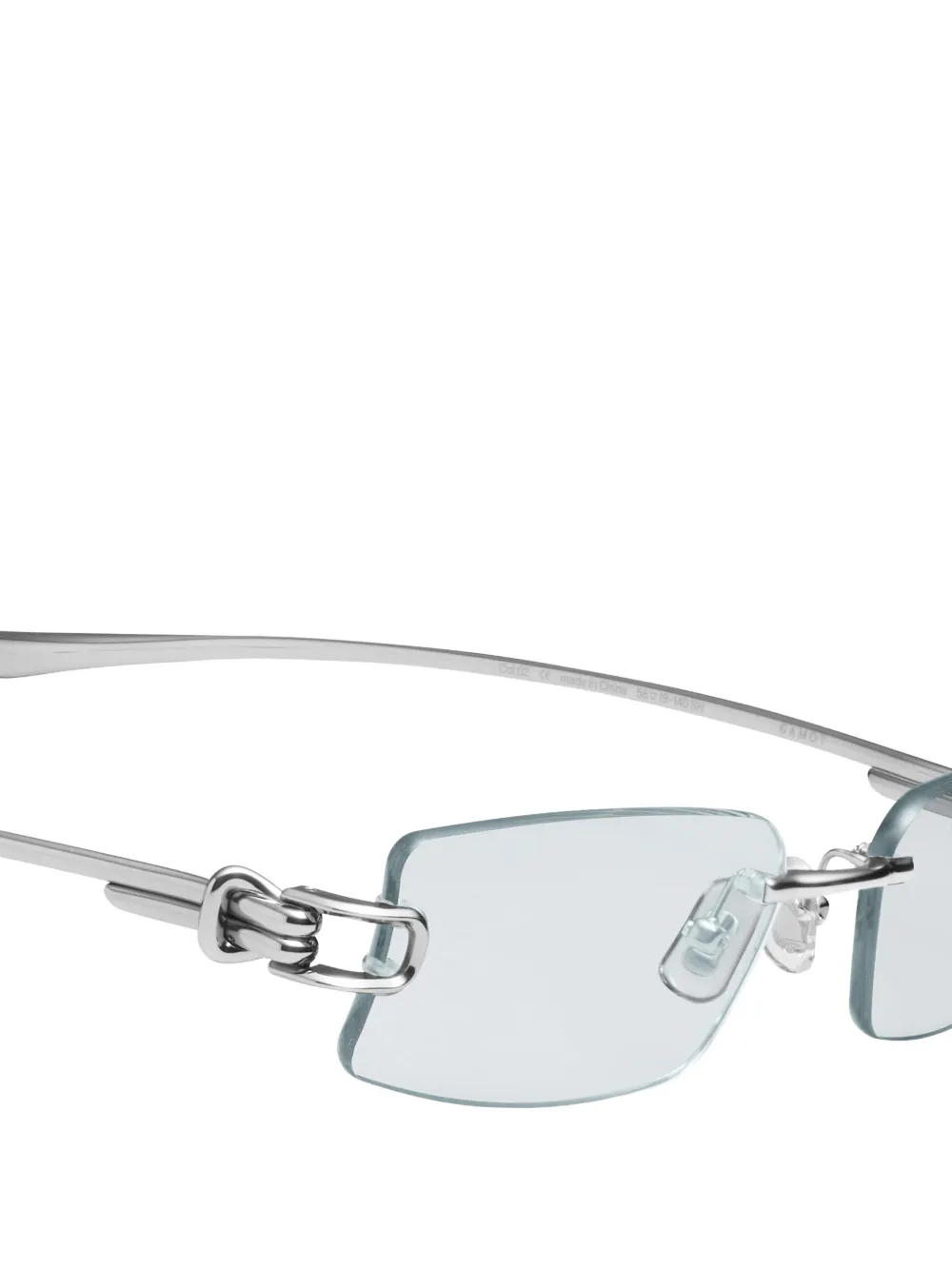 Gentle Monster Gamot 02 (GR) Sunglasses | Silver | FARFETCH
