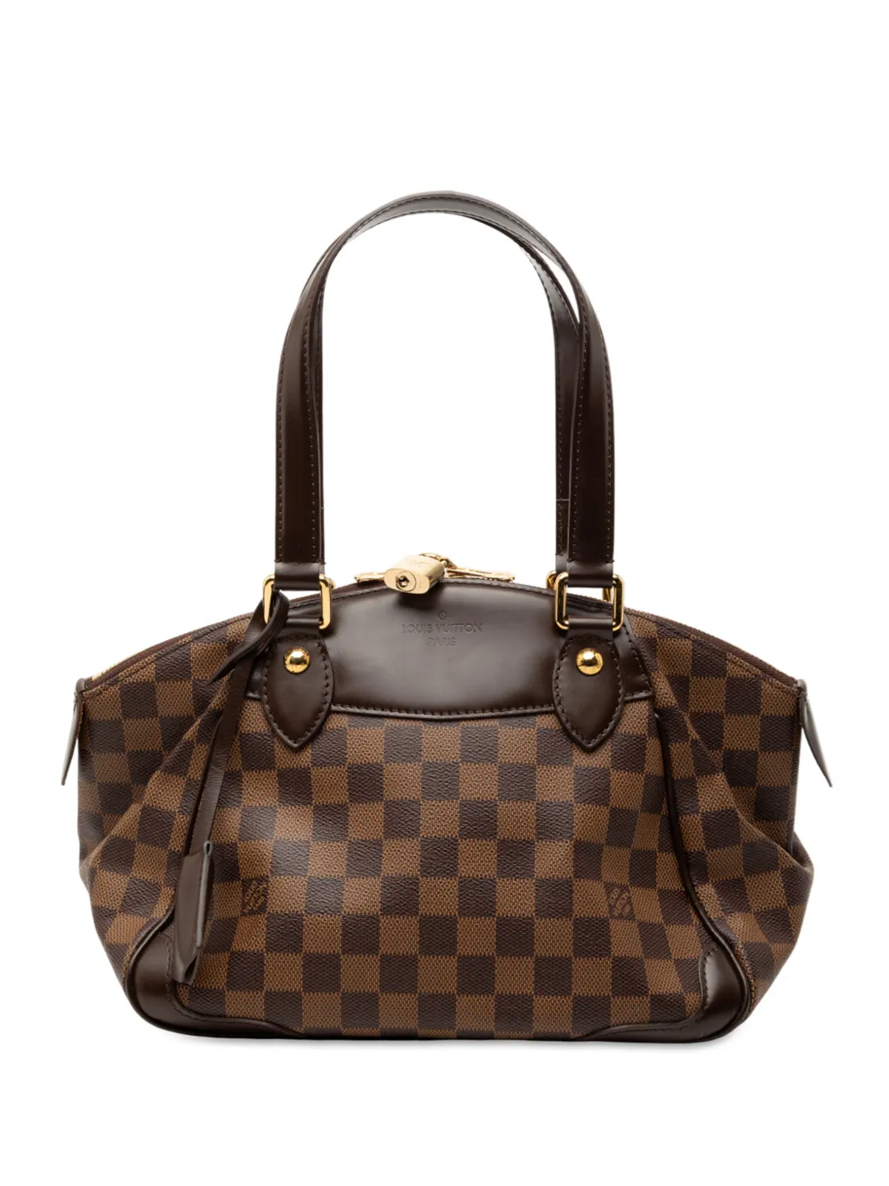 Louis Vuitton Pre-Owned Borsa a tracolla Verona PM in tela Damier Ebène 2010 - Marrone