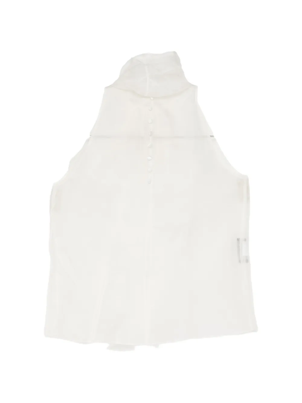 Isabel Sanchis Zijden blouse met sjaal Beige