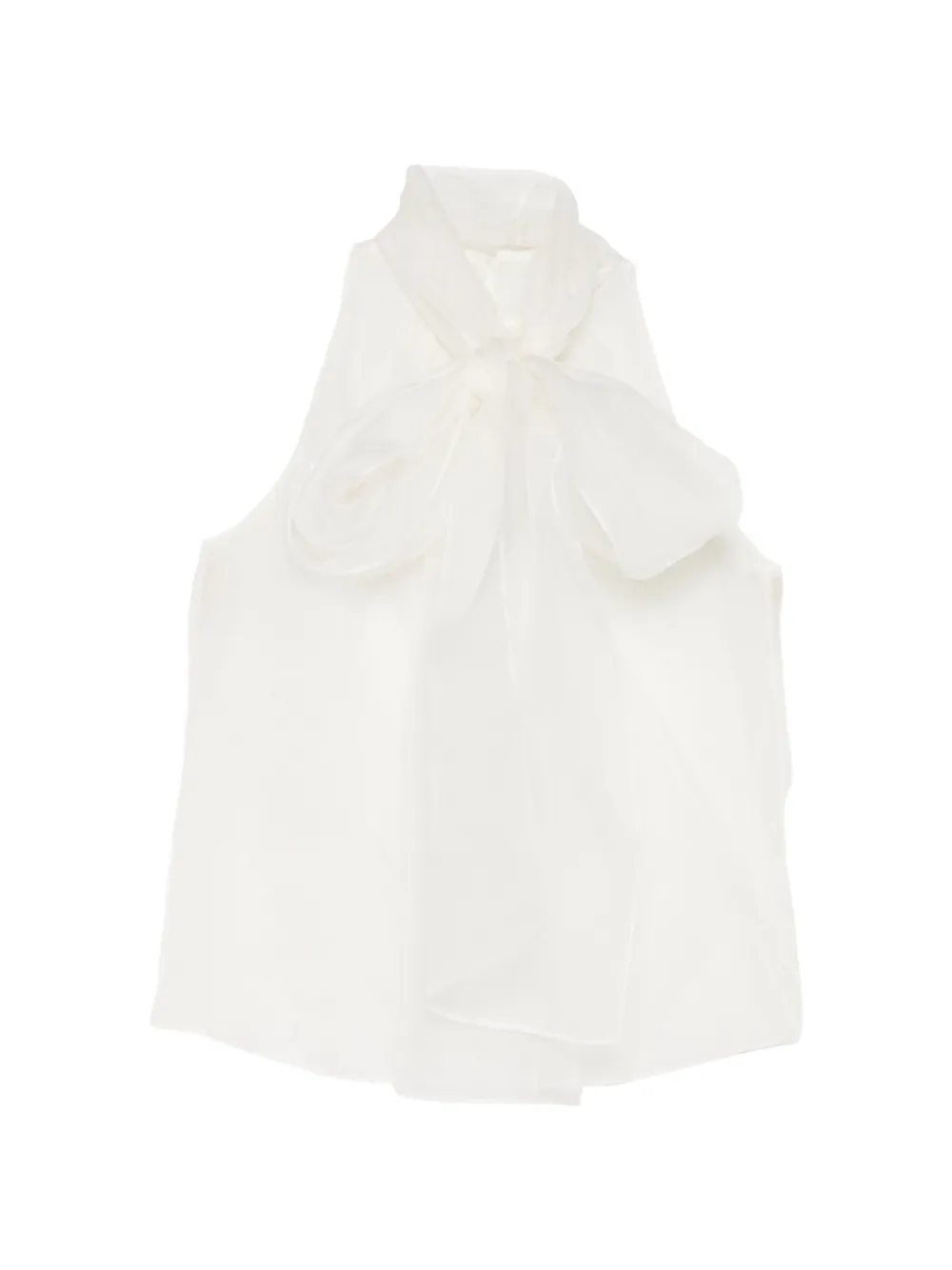 Isabel Sanchis silk scarf blouse