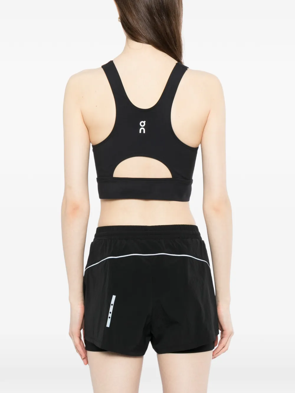 On Court sport-bh Zwart