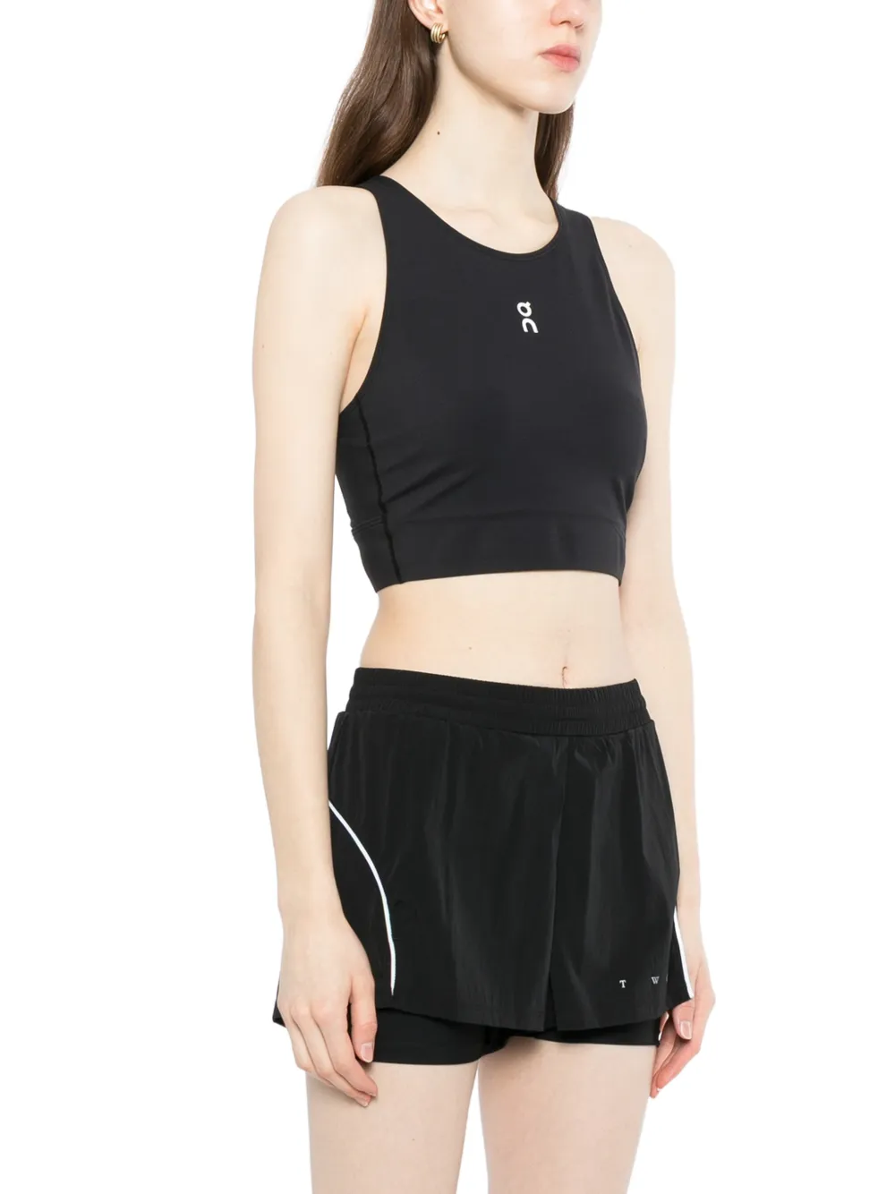 On Court sport-bh Zwart