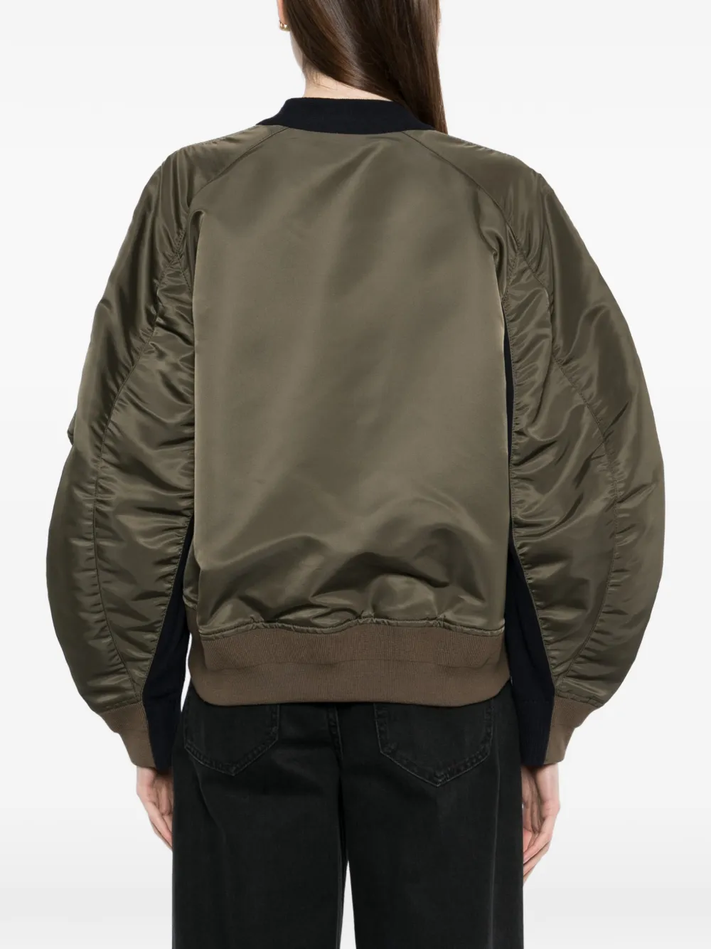 sacai Twill vest Groen