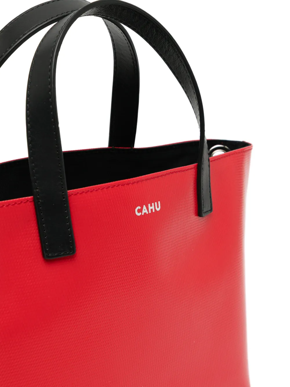 Cahu Shopper met logoprint Rood