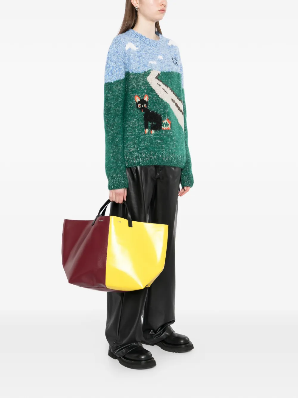 Cahu Le Pratique Bigout shopper Rood