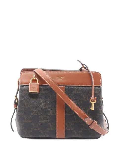 Celine Pre-Owned sac à bandoulière Cabas De France en toile enduite Teen Triomphe (2021-2026)