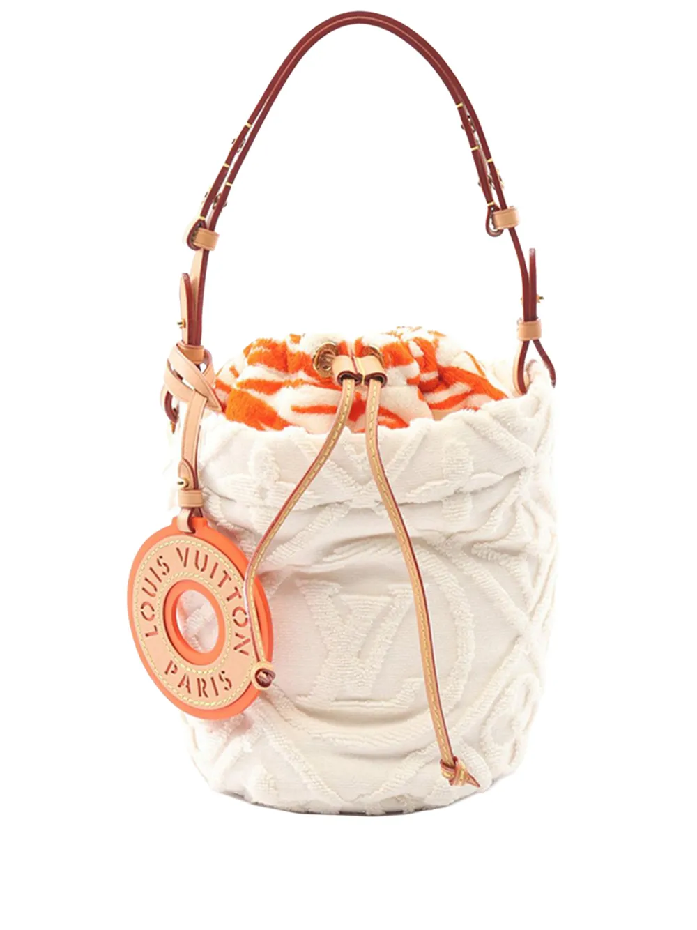 Louis Vuitton Pre-Owned 2021-2026 By the Pool bucket bag - Bianco