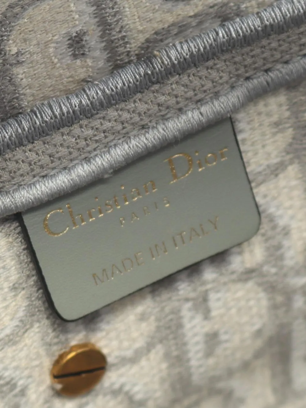 2010-2026 Oblique Canvas Saddle Bag Satchel