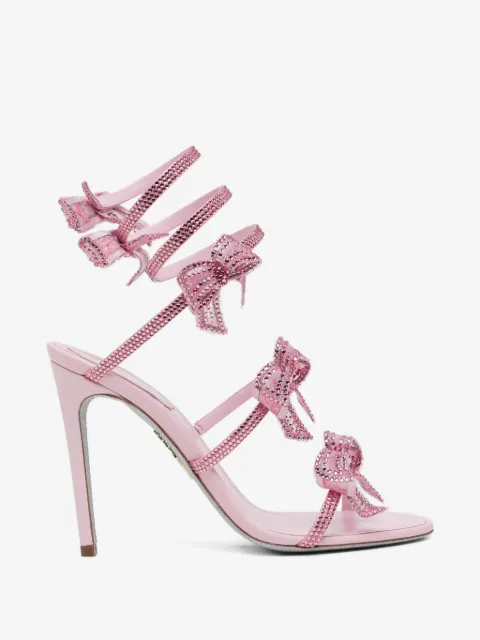 René Caovilla sandalias con detalles de cristal y tacón de 100mm