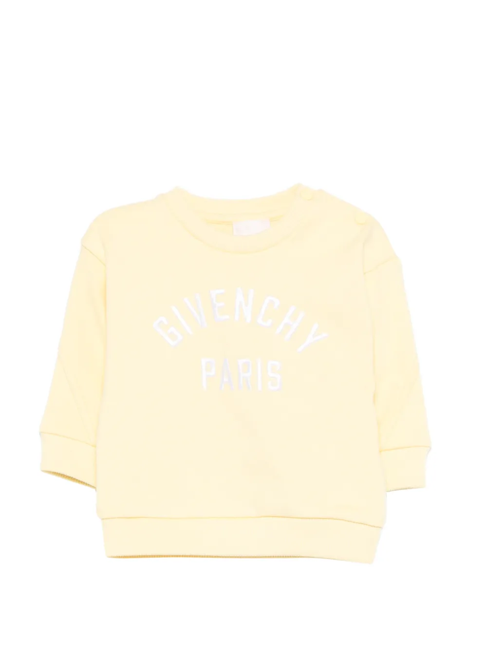 Givenchy Kids embroidered baby boy sweatshirt - Giallo