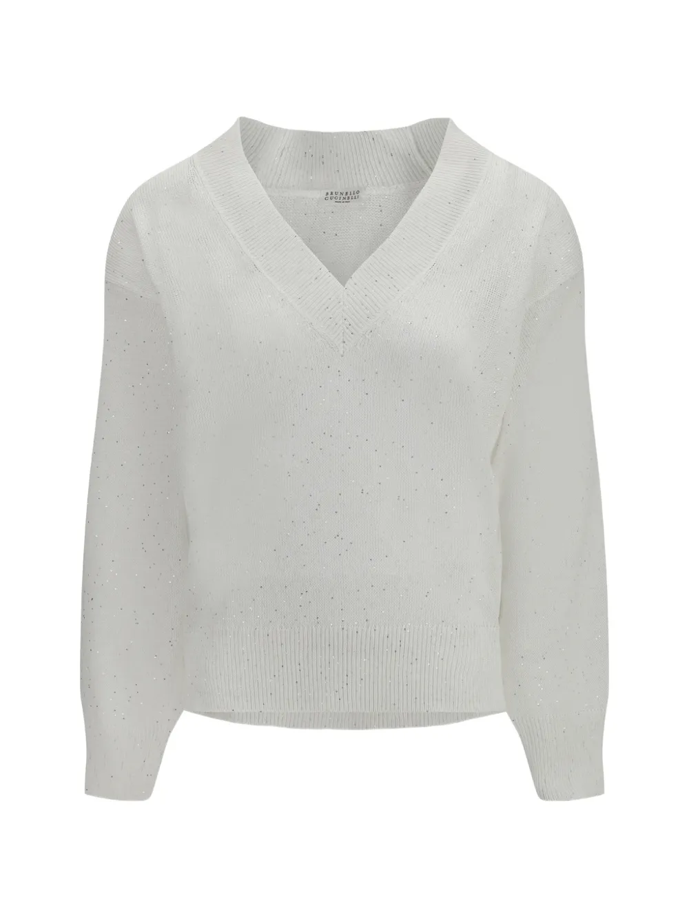 Brunello Cucinelli V-neck sweater - Bianco