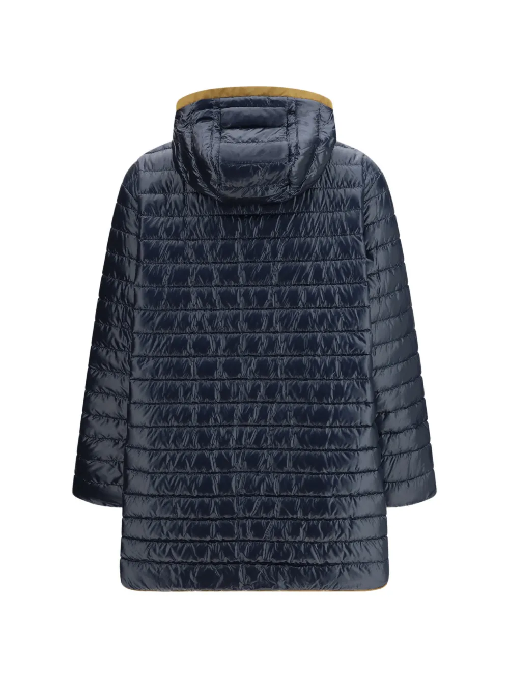 Herno Donsjack met dubbele rij knopen Blauw