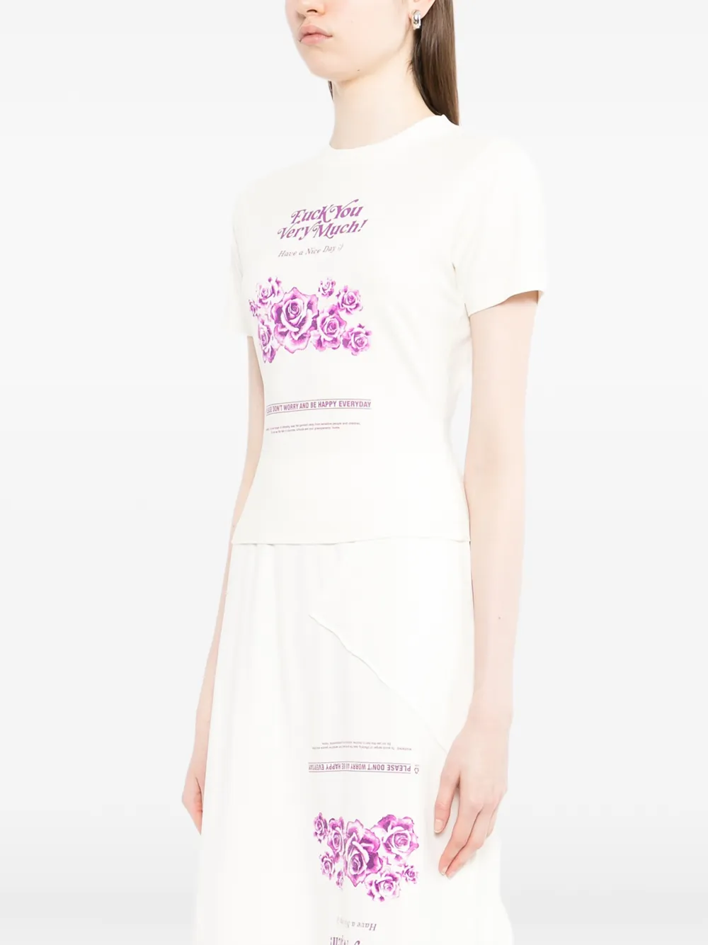  Vetements Printed T-shirt - Neutrals 