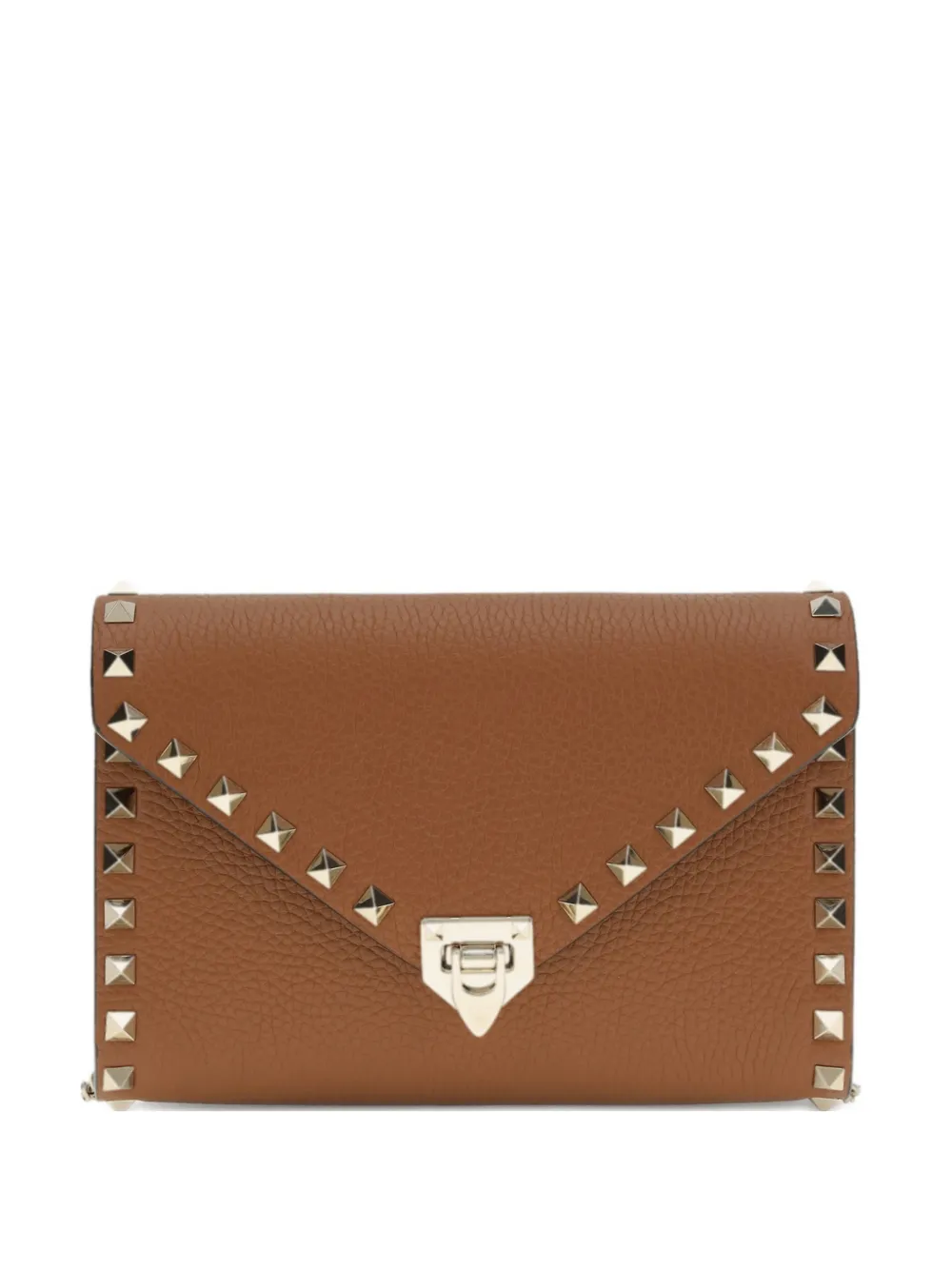 Valentino Garavani signature Rockstud-embellishment mini bag - Marrone