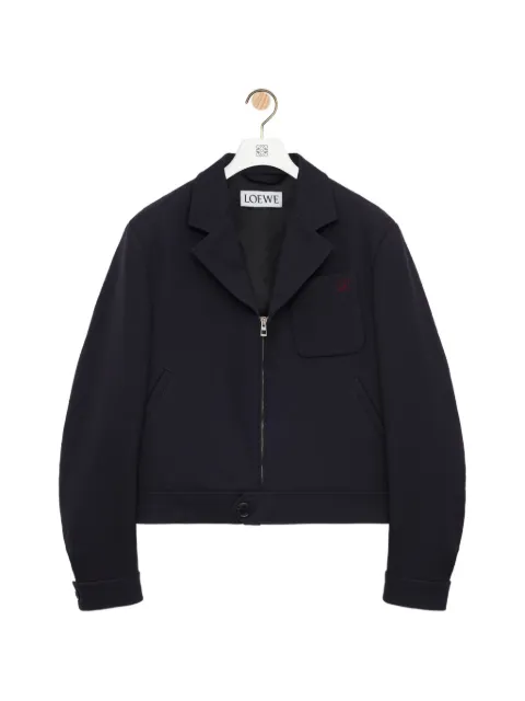 LOEWE zip-up jacket in wool