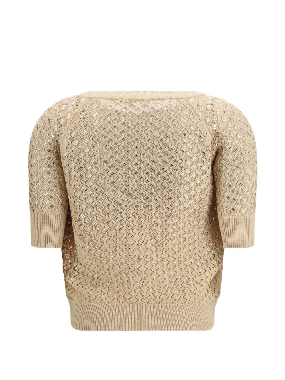  Ermanno Scervino Short-sleeve Cardigan - Neutrals 