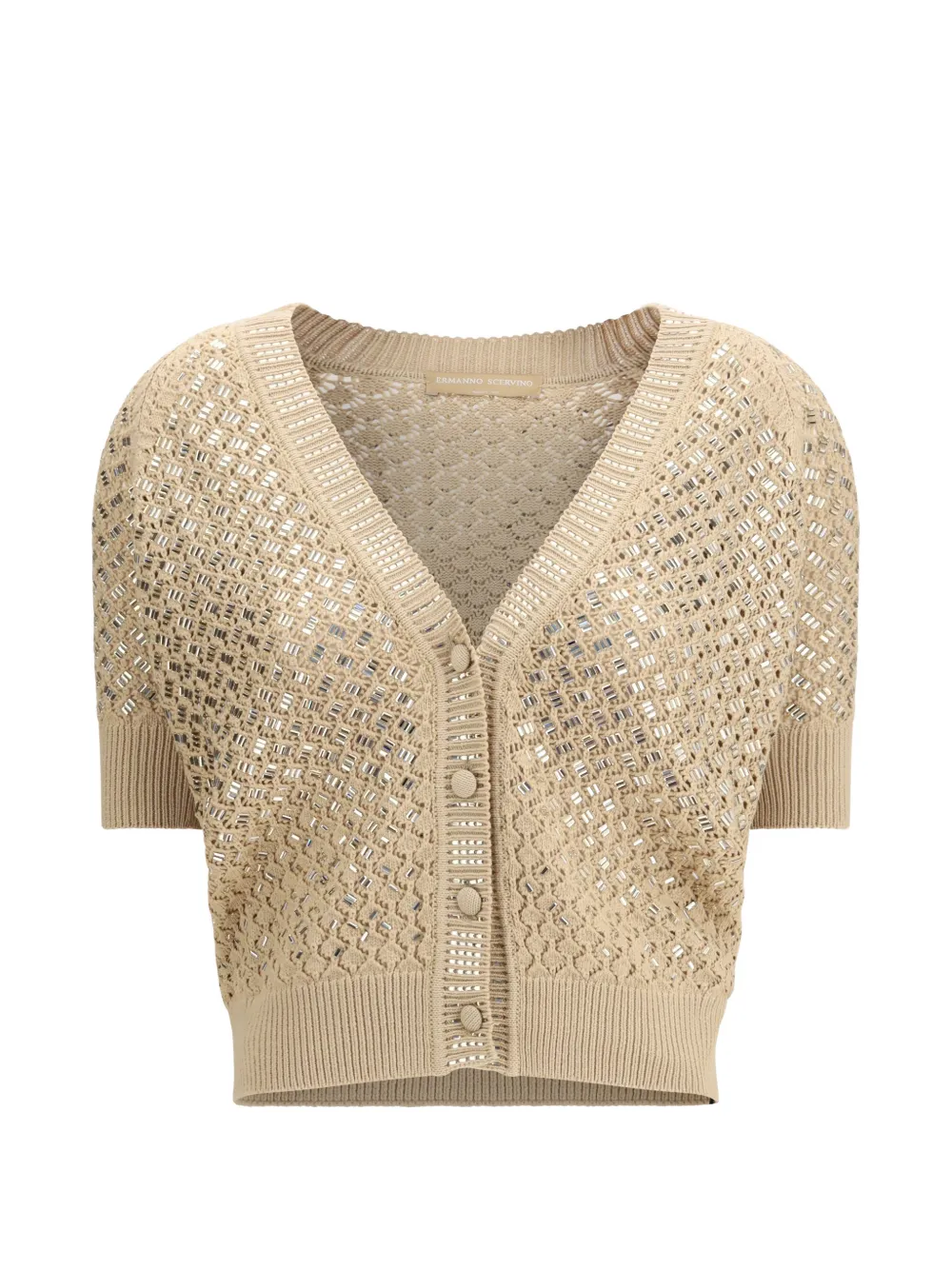 Ermanno Scervino short-sleeve cardigan - Toni neutri