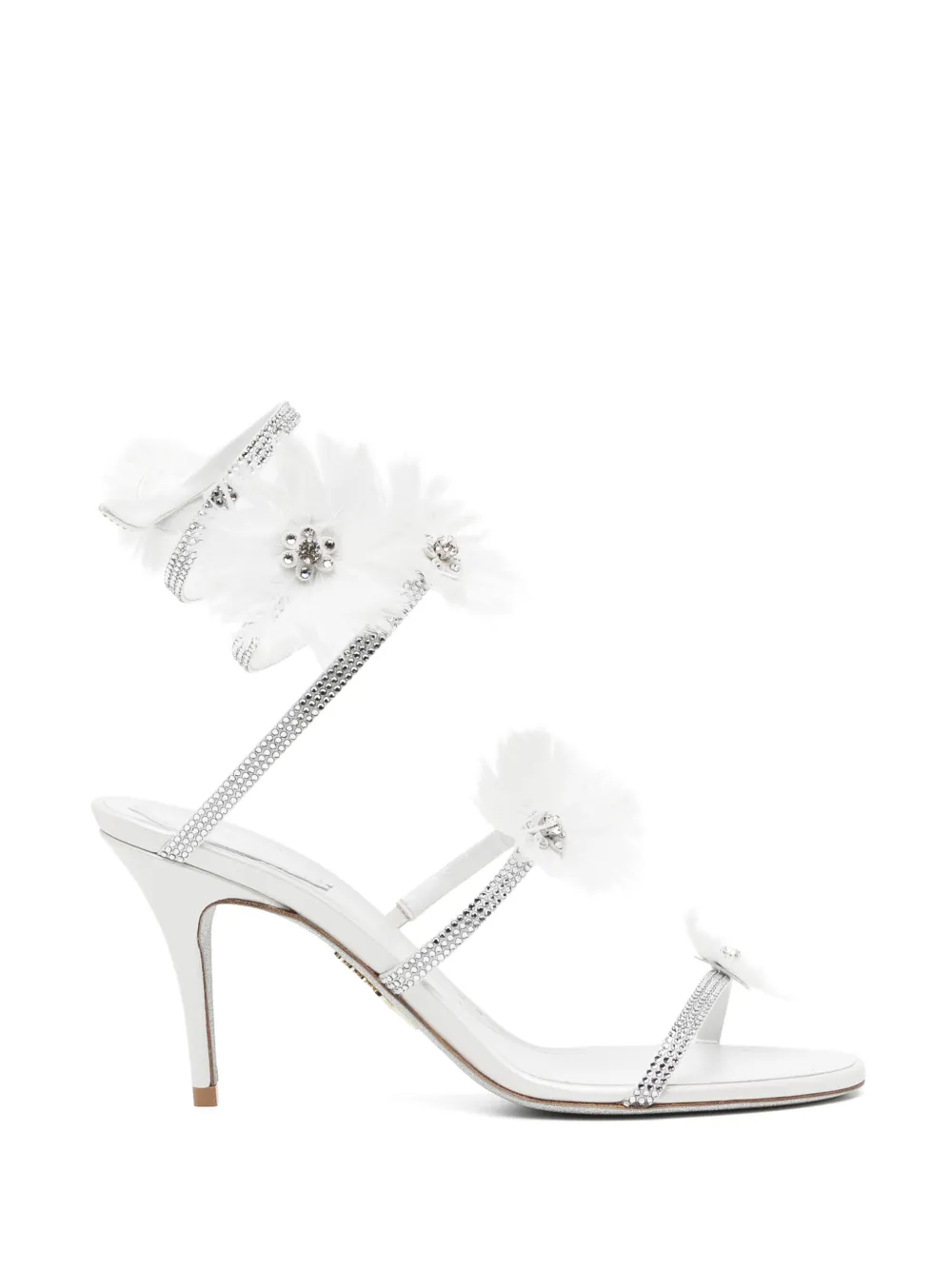 René Caovilla 80mm Jolene sandals - Neutrals