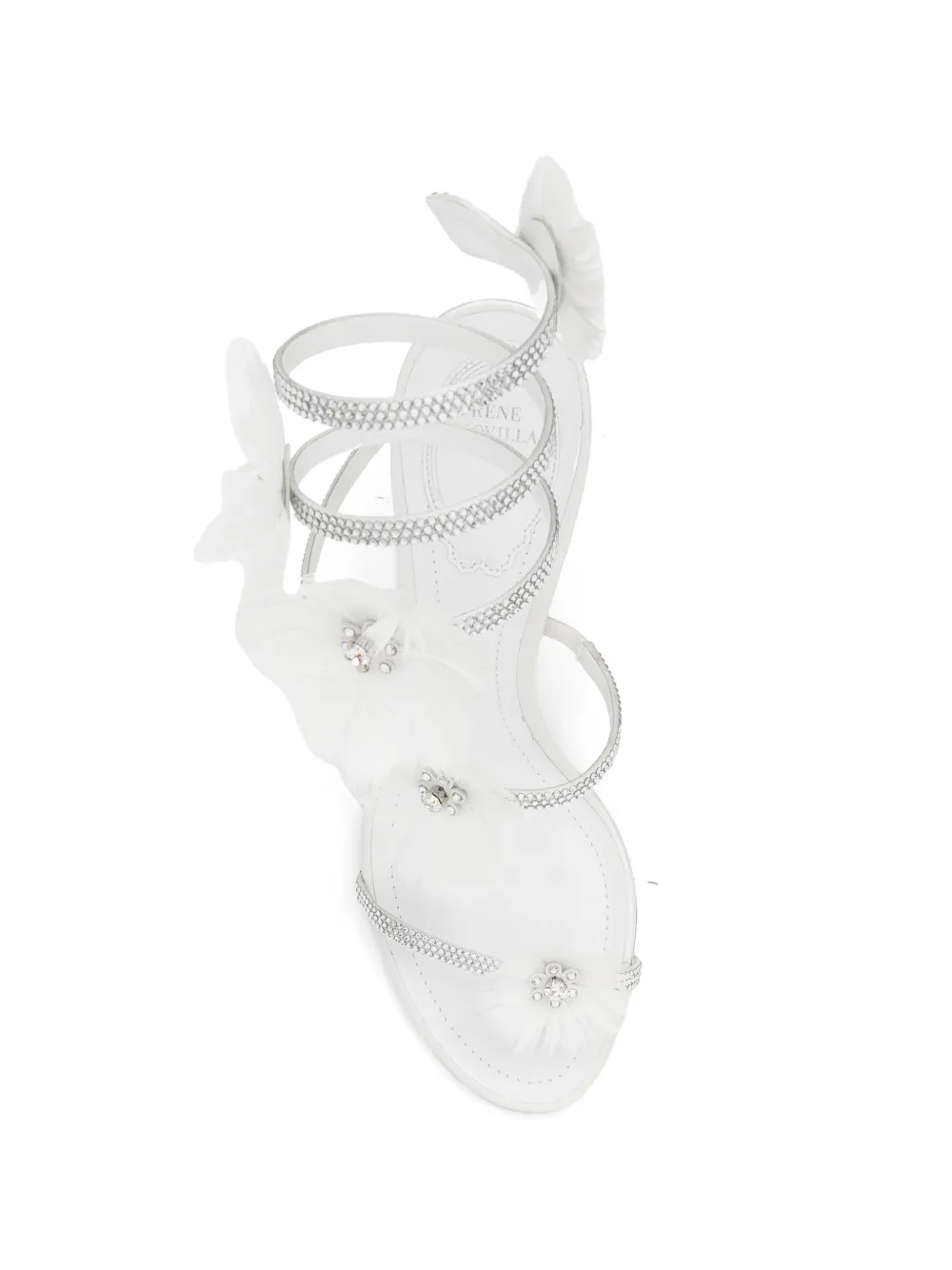 René Caovilla 80mm Jolene sandals Beige