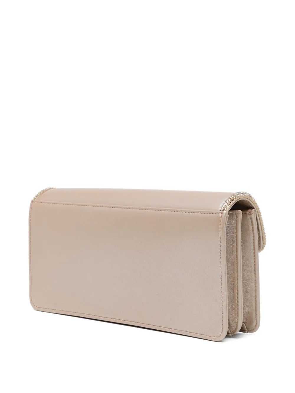 René Caovilla Onda clutch Beige