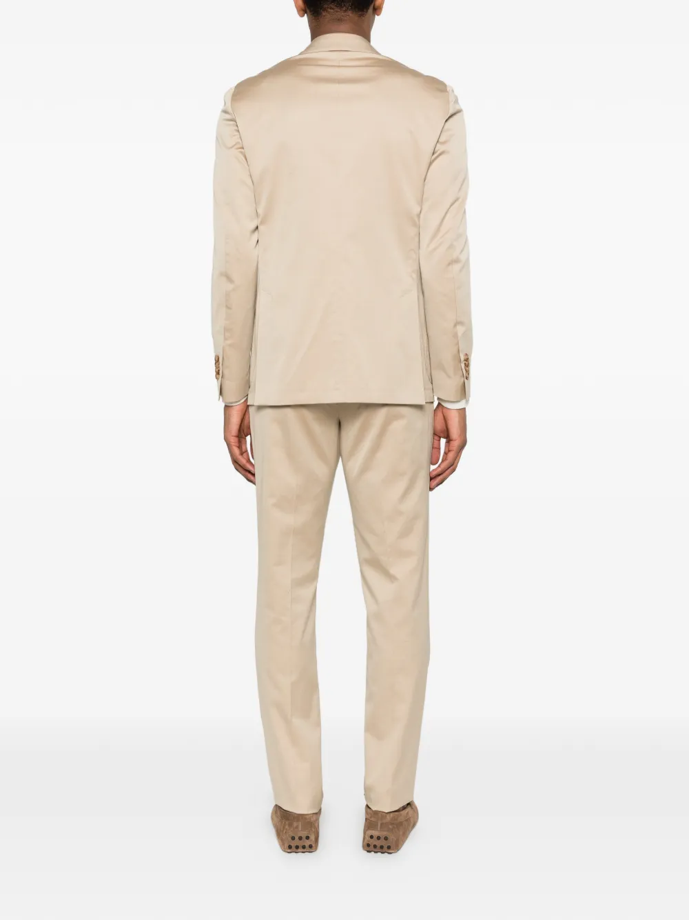  Lardini Single-breasted Cotton Suit - Neutrals 