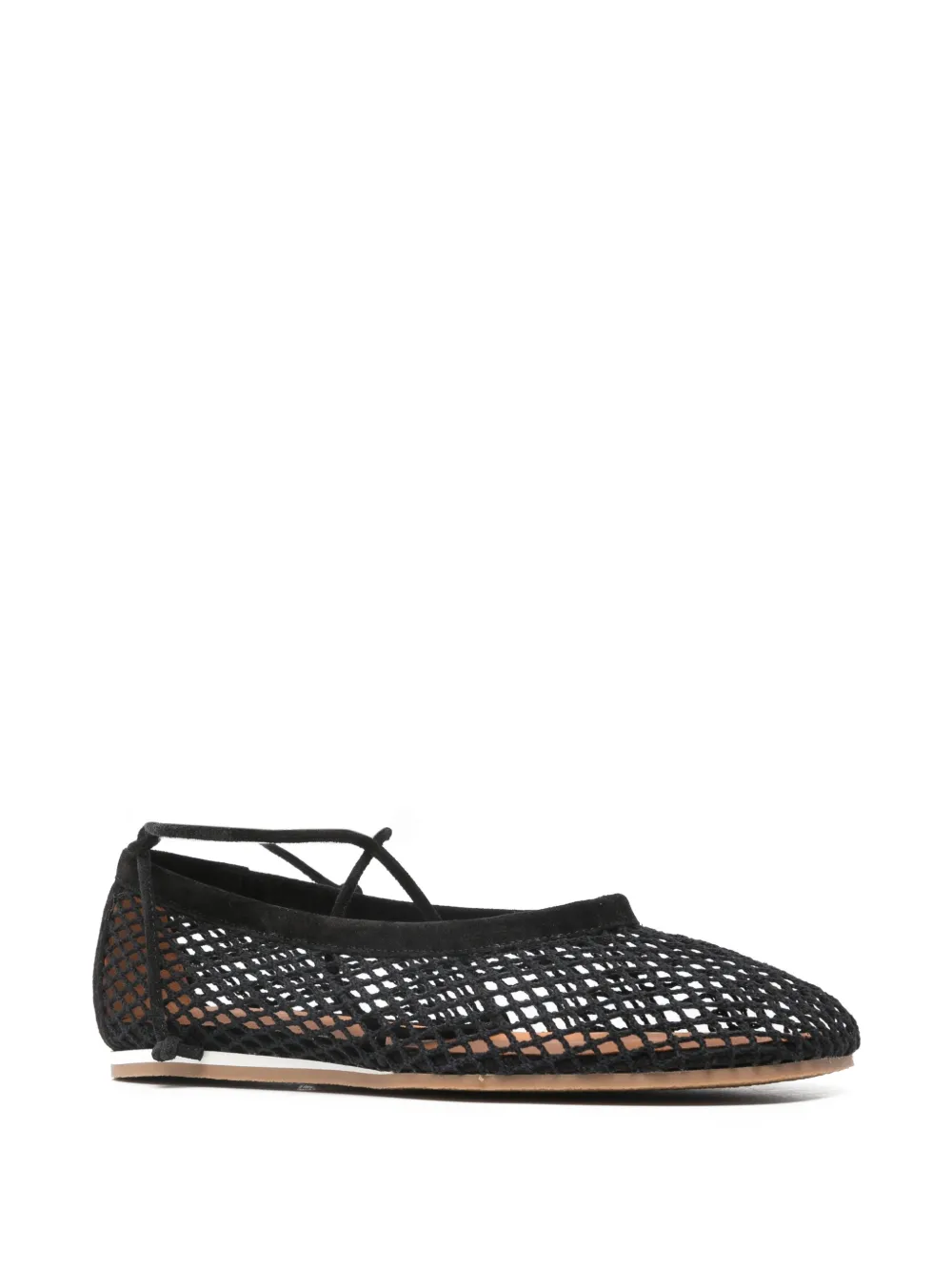  Forte Forte Net-detail Ballet Flats - Black 