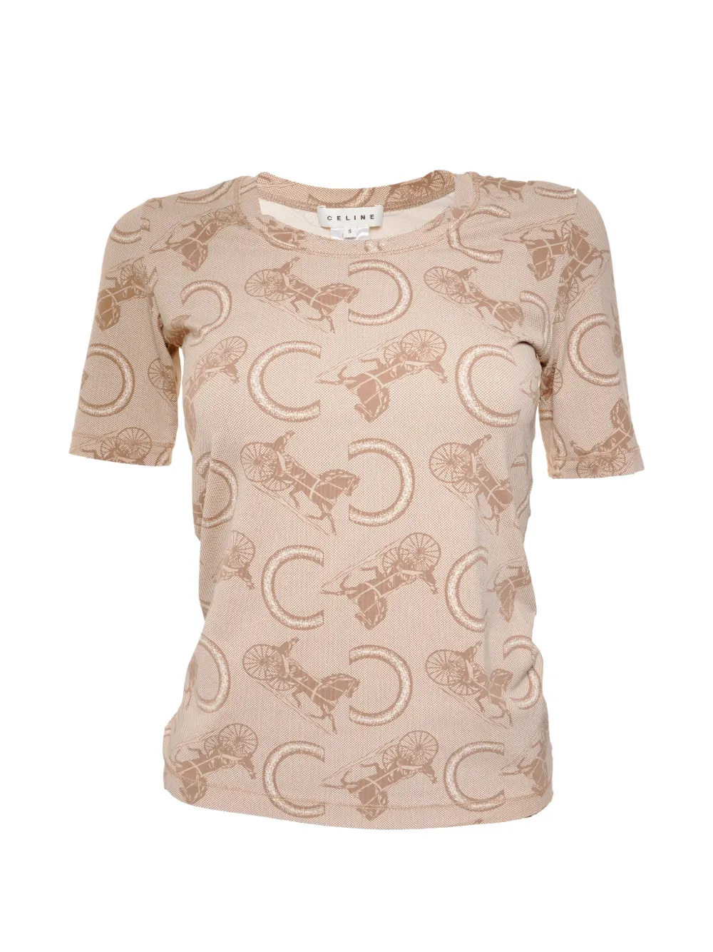 Celine Pre-Owned 1990-2000s short-sleeve T-shirt - Marrone