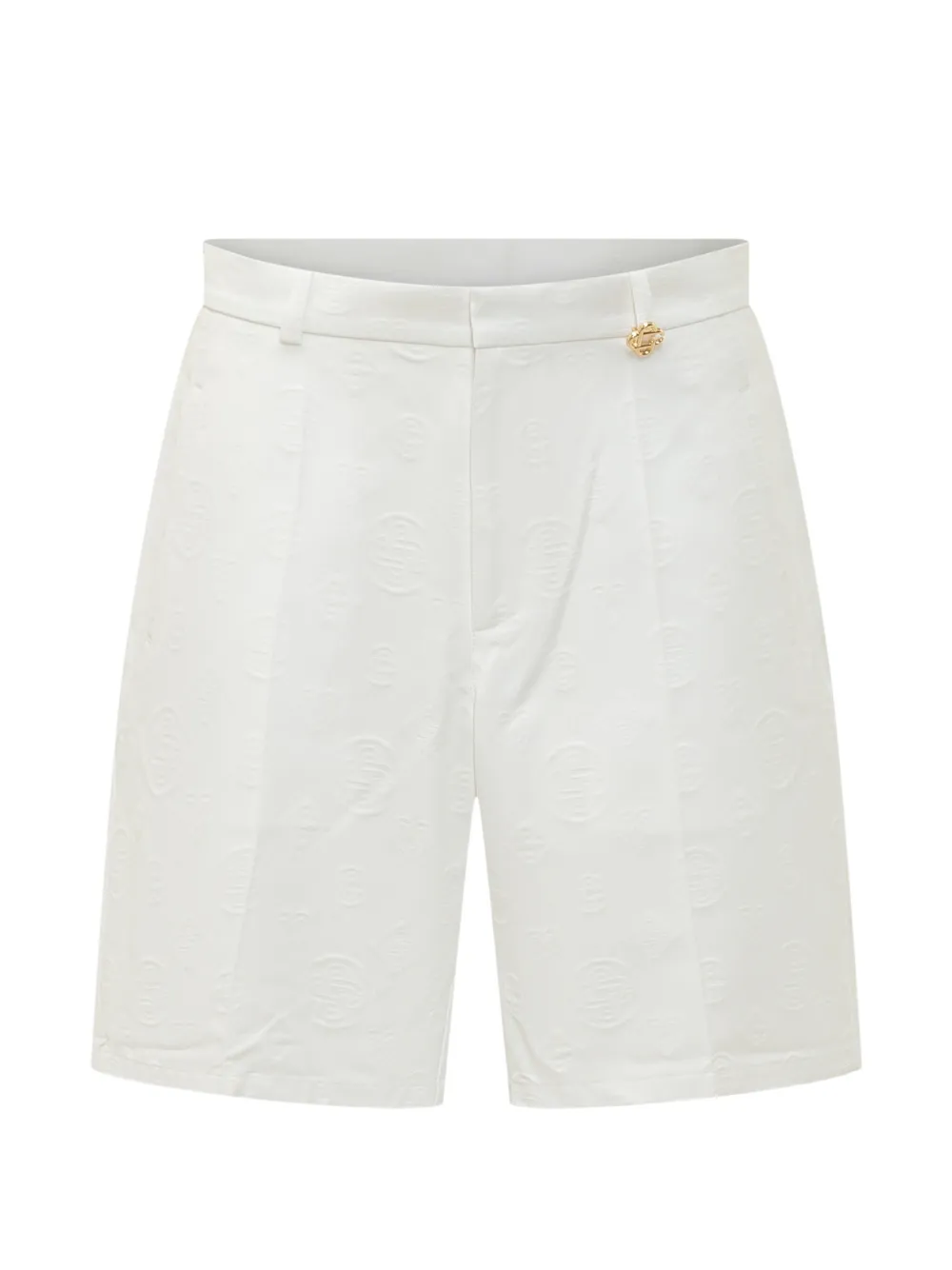 Casablanca monogram shorts - Bianco