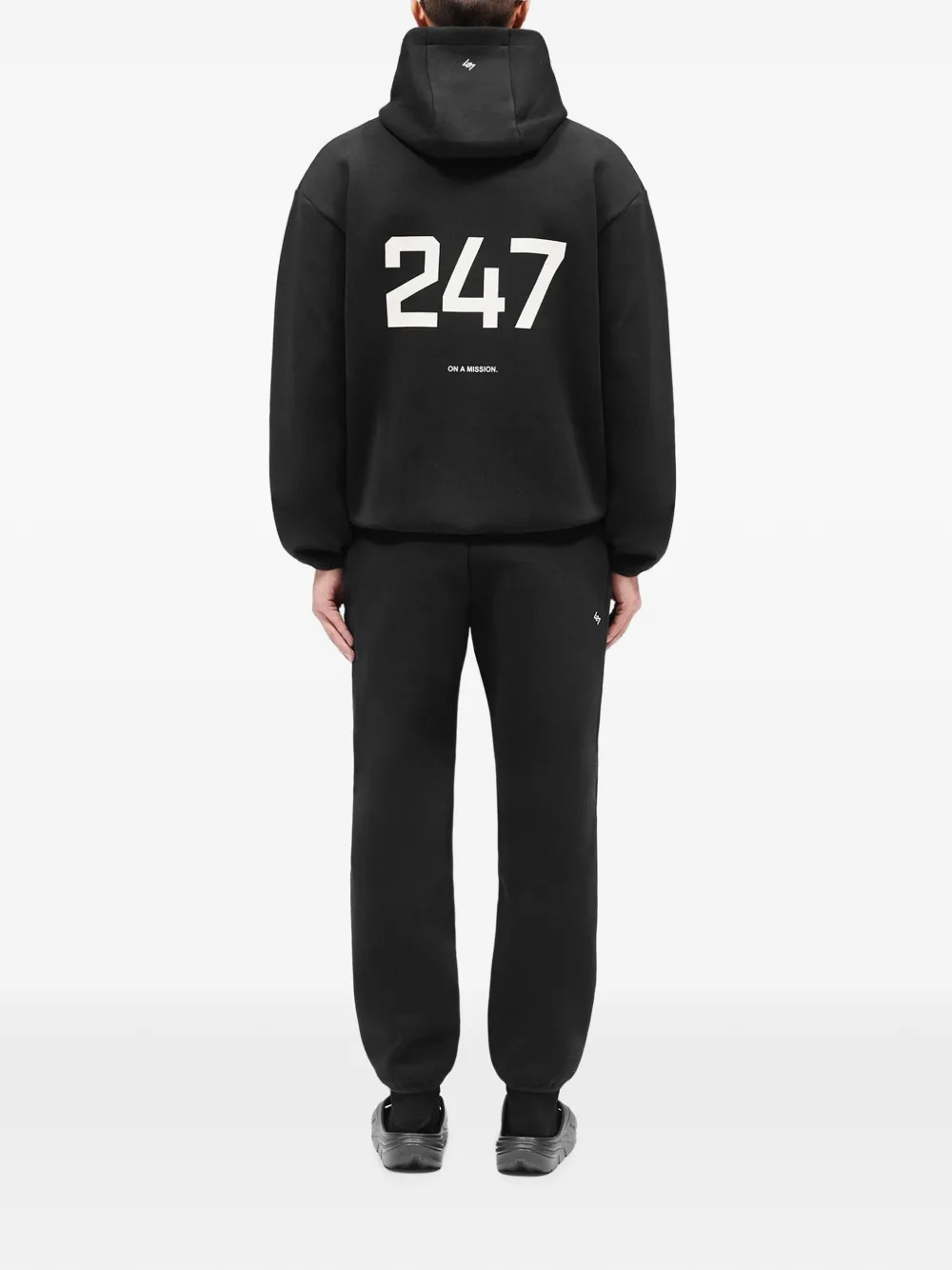 Represent 247 hoodie met logoprint Zwart
