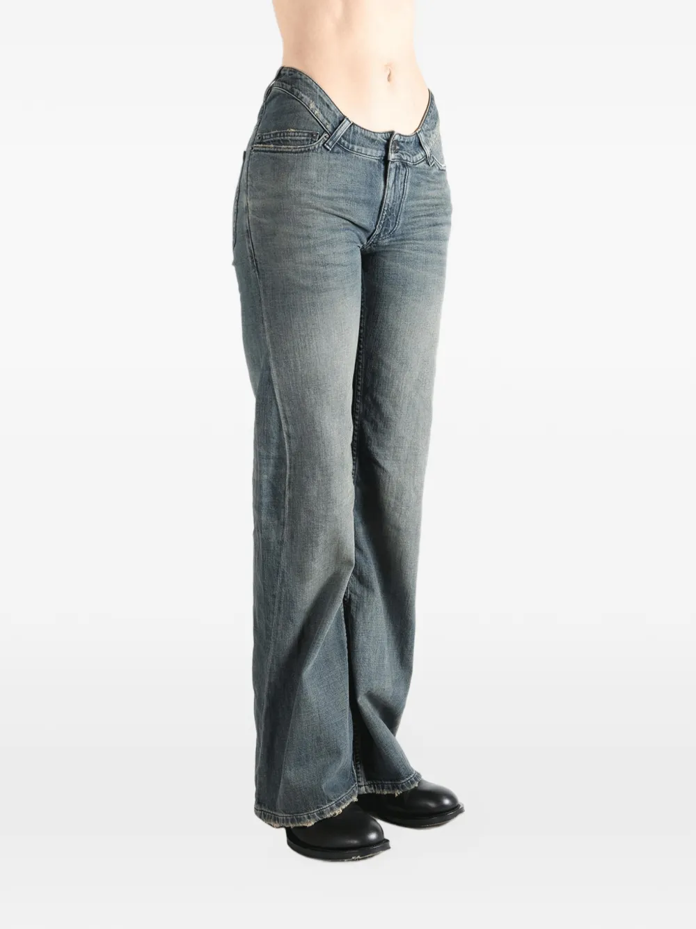  Balenciaga Logo Jeans - Blue 