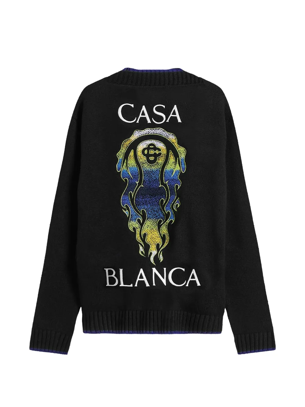 Casablanca Flaming Tennis Ball vest Zwart