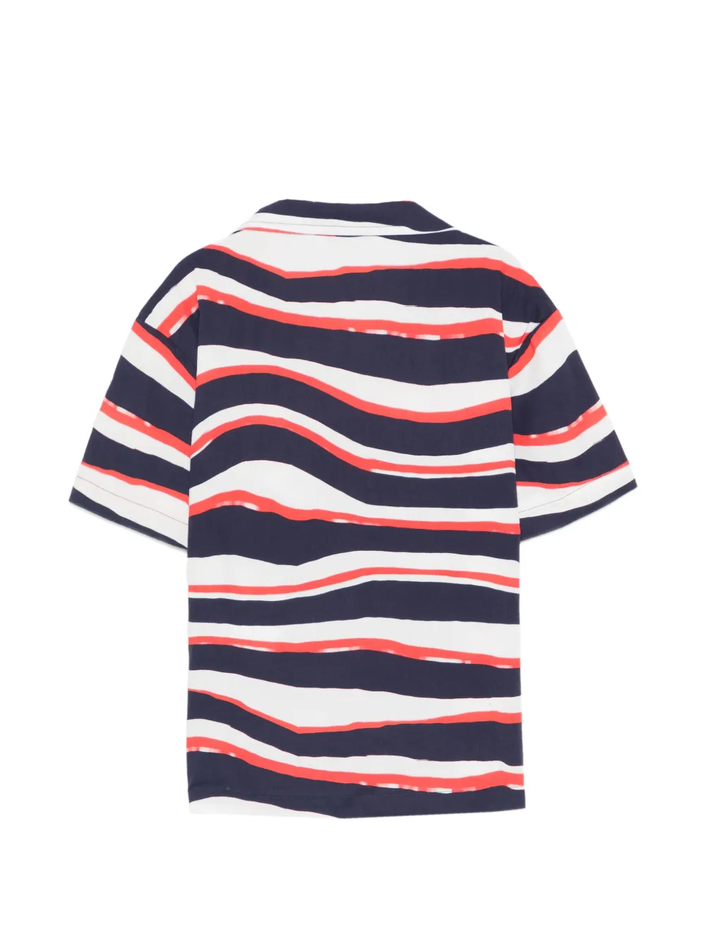  Msgm Kids Striped-pattern Shirt - Blue 