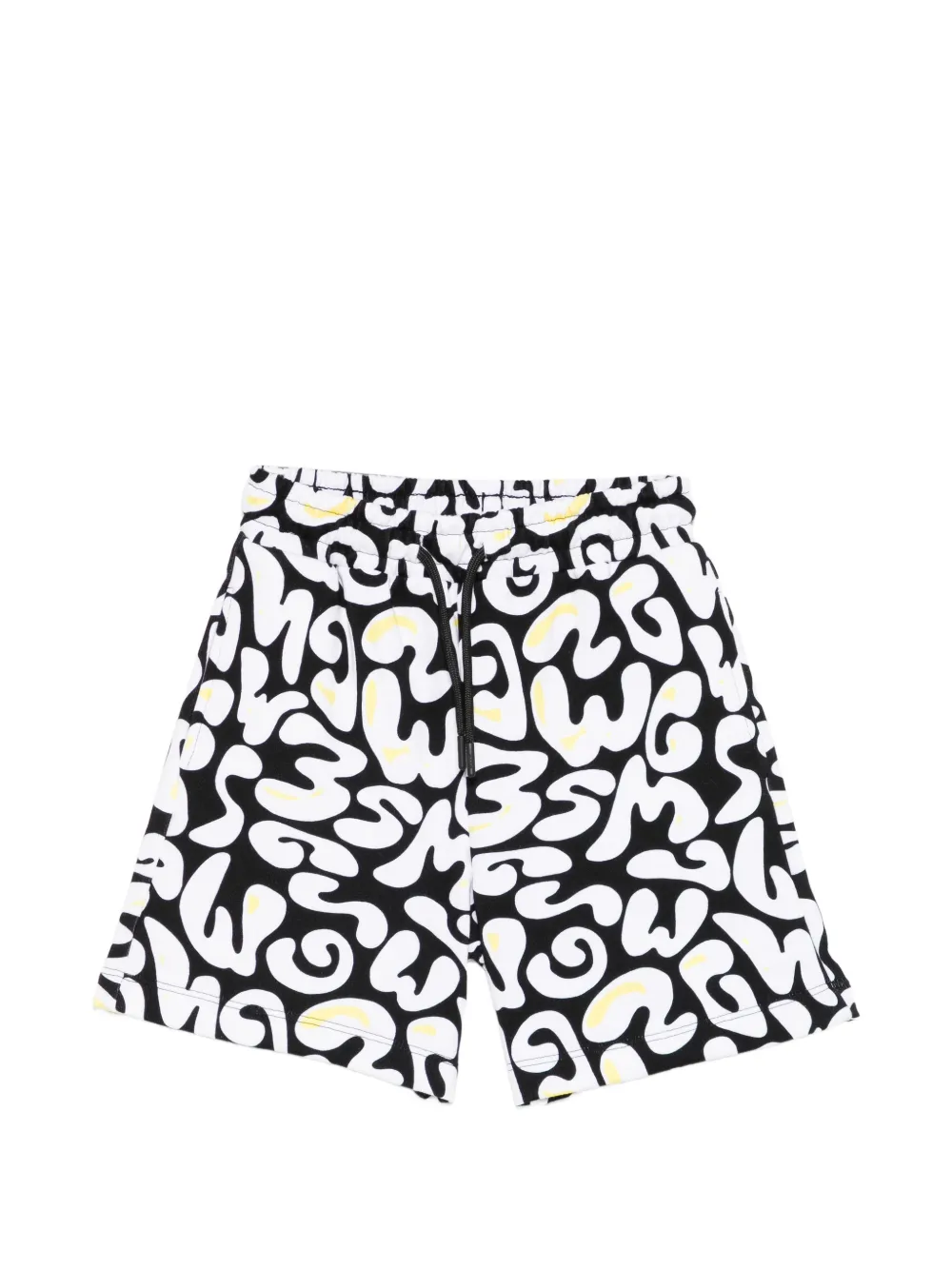 MSGM Kids Shorts con stampa - Bianco